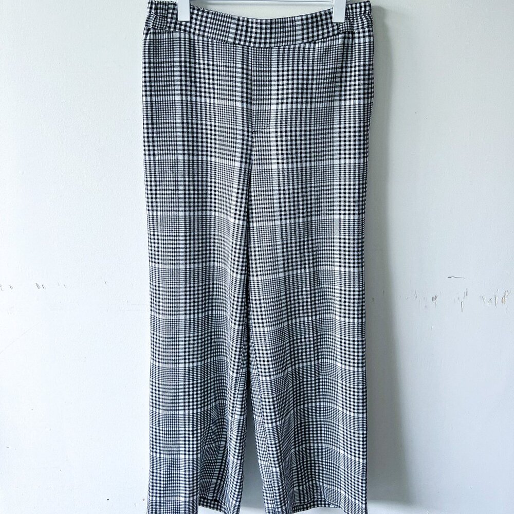 Old Navy wide leg houndstooth pants size L